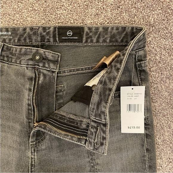 AG Adriano Goldschmied Women's The Isabelle Straight Crop Jeans Size 27 NWT $215 - Picture 4 of 16
